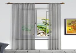 How to Hang Chiffon Curtains